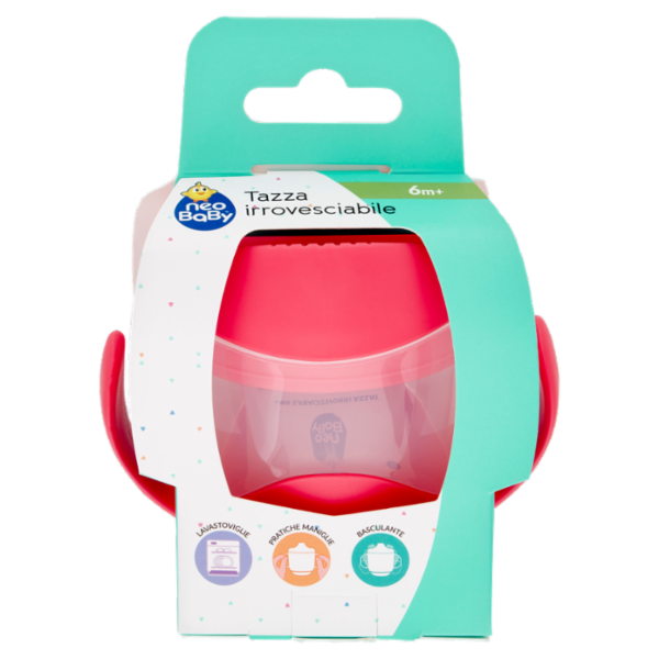 neo Baby Tazza irrovesciabile Rosa 6m+