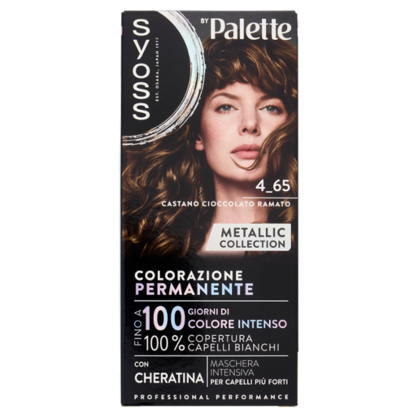 Syoss By Palette Colorazione Permanente 4_65 Castano Cioccolato Ramato