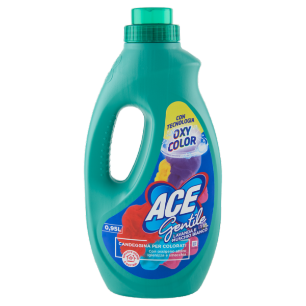 Ace Gentile Lavanda e Muschio Bianco Candeggina per Colorati 0,95 L