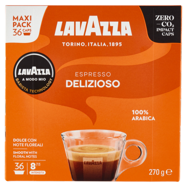 Lavazza A Modo Mio Espresso Delizioso 36 Capsule 270 g