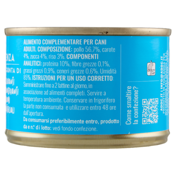 ADoC For Dogs Naturally Premium Filetti di Pollo in Gelatina 170 g