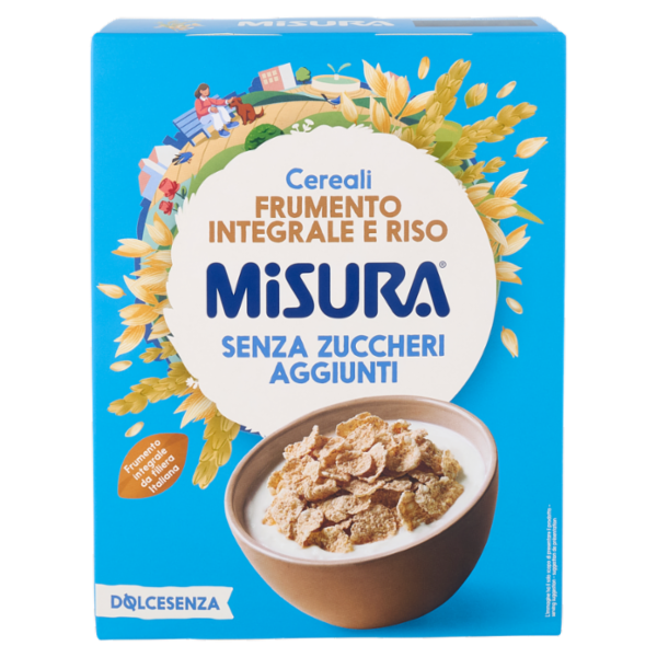Misura Dolcesenza Cereali Frumento Integrale e Riso 350 g