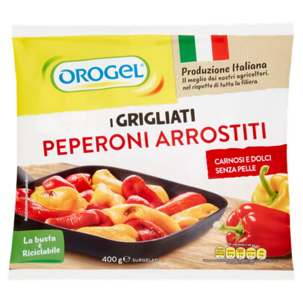 Orogel i Grigliati Peperoni Arrostiti Surgelati 400 g