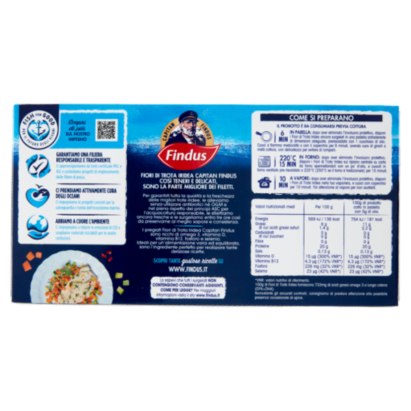 Capitan Findus 2 Fiori di Trota Iridea 200 g