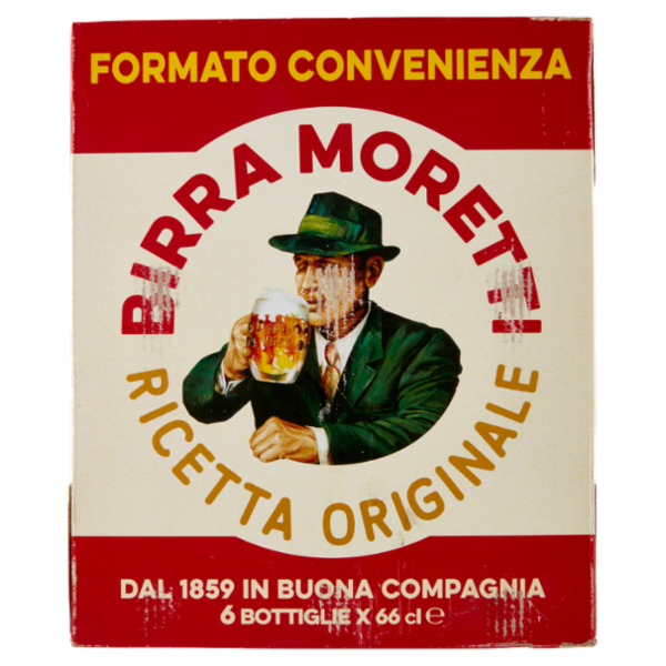 Birra Moretti Ricetta Originale 6 x 66 cl