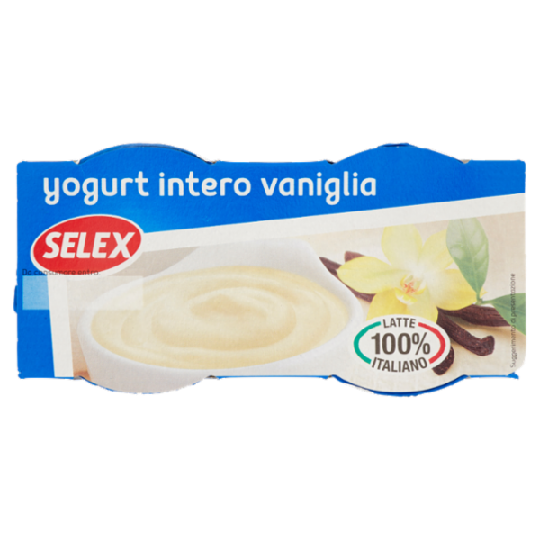 Selex Yogurt Intero Vaniglia 2x125 g