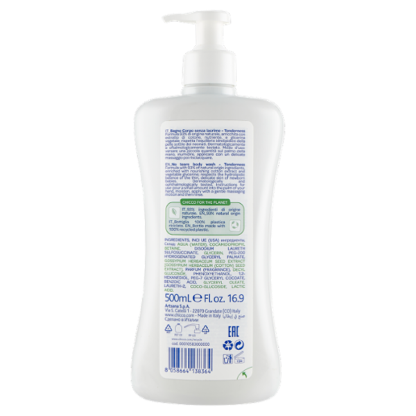 chicco Baby Moments Bagno Corpo Tenderness 0m+ 500 mL