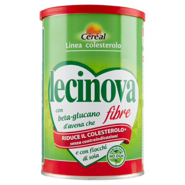 Céréal Linea colesterolo Lecinova Fibre, riduce il colesterolo con betaglucano di avena - 400g