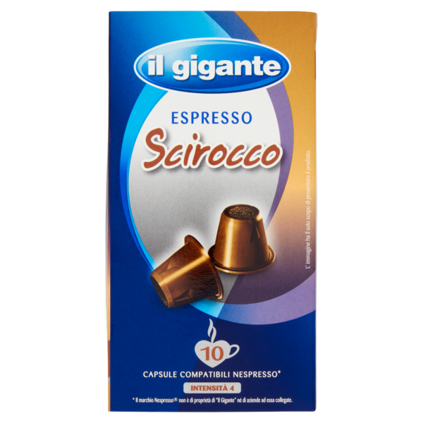 IL GIGANTE Espresso Scirocco 10 Capsule 50 g