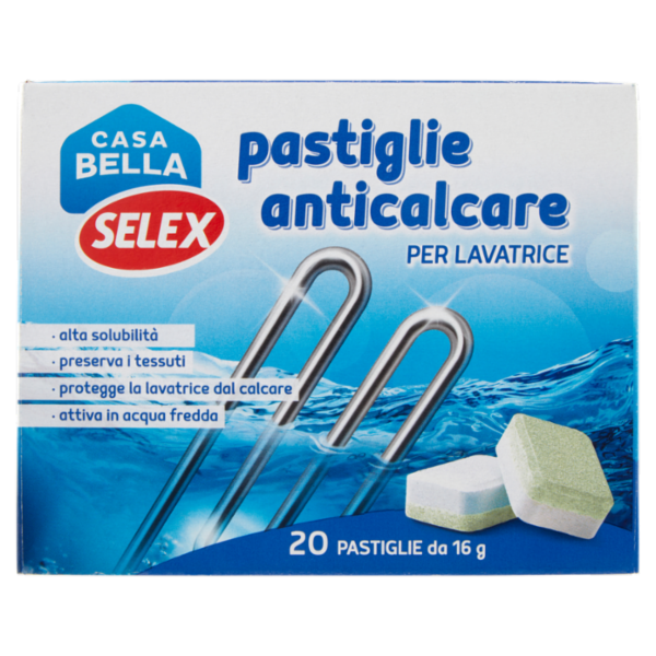 Selex Casa Bella Anticalcare per Lavatrice Pastiglie 20 x 16 g