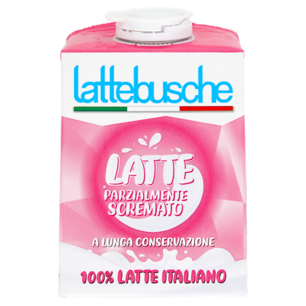 lattebusche Latte Parzialmente Scremato a Lunga Conservazione 500 ml