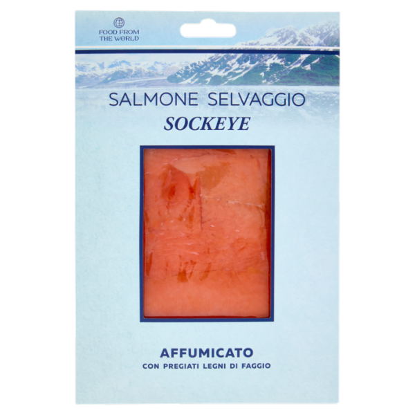Food From The World Salmone Selvaggio Sockeye Affumicato 50 g