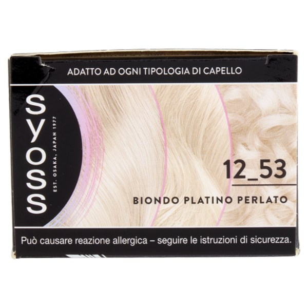 Syoss By Palette Colorazione Permanente 12_53 Biondo Platino Perlato