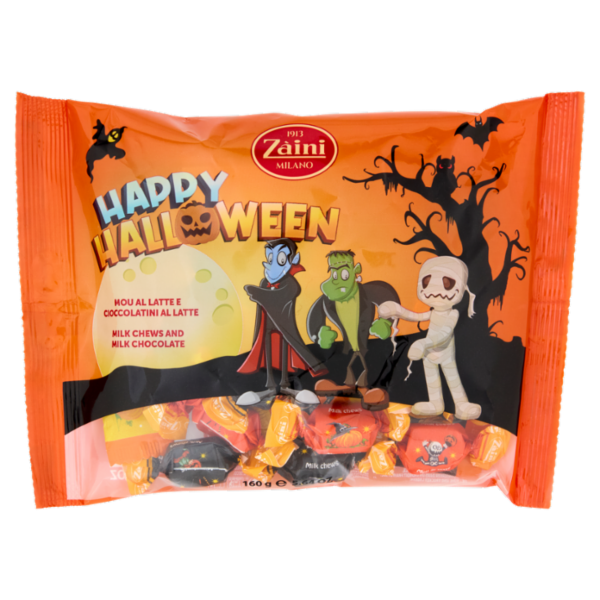 Zàini Happy Halloween Mou al Latte e Cioccolatini al Latte 160 g
