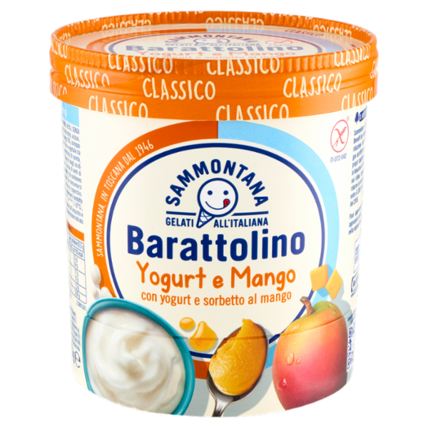 Sammontana Barattolino Classico Yogurt e Mango 500 g