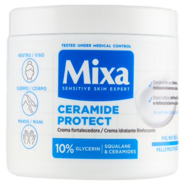 Mixa Ceramide Protect Crema Idratante Rinforzante 400 ml