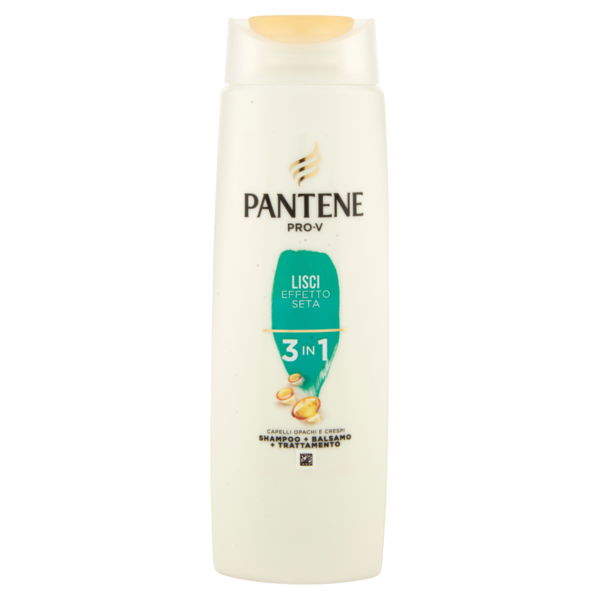 Pantene Shampoo+Balsamo+Trattamento 3in1 Lisci Effetto Seta 225 ml
