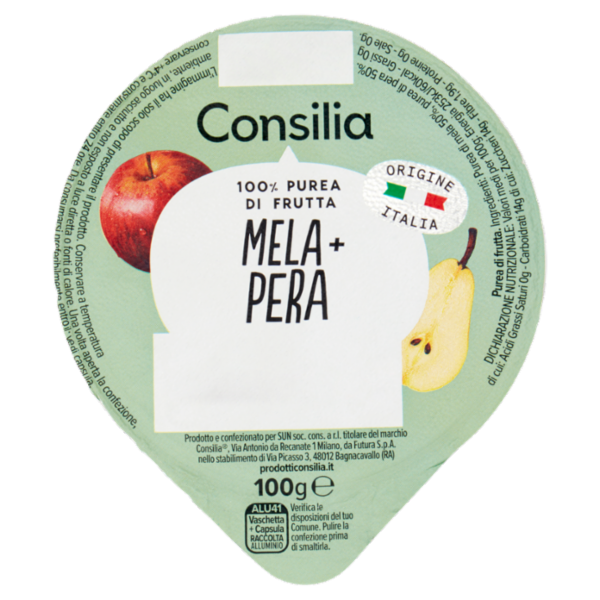 Consilia Polpa di Mela e Pera 100 g