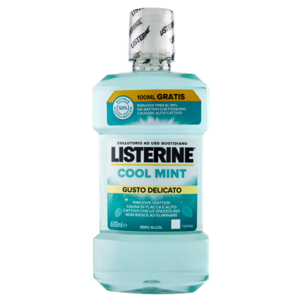 Listerine Cool Mint Gusto Delicato 600 ml
