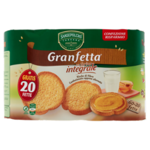 Sansepolcro Toscana Granfetta Con Farina Integrale 60+20 Fette 600 g