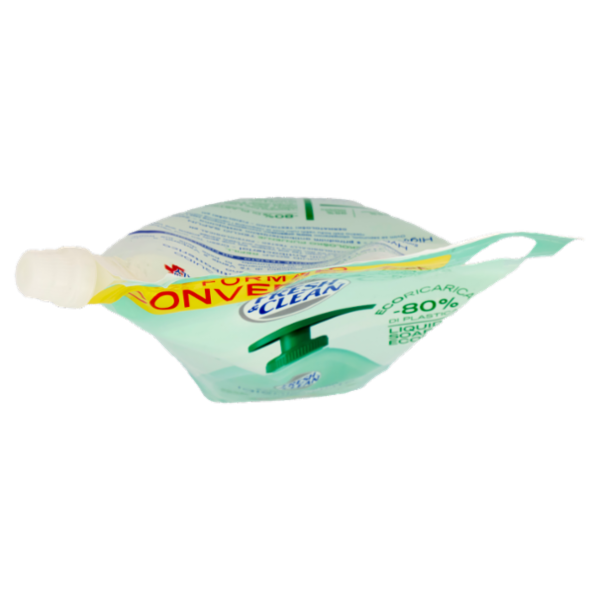 Fresh & Clean Sapone Liquido Igienizzante con Antibatterico Tè Verde e Verbena Ecoricarica 1000 ml