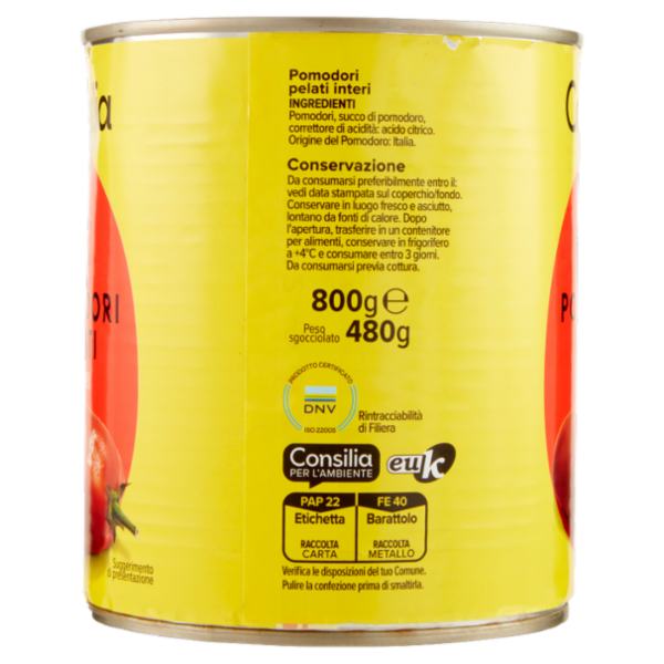 Consilia Pomodori Pelati 800 g