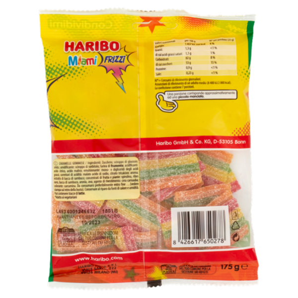 Haribo Miami Fr!zzi 175 g