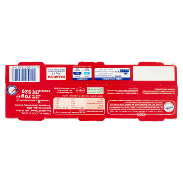 Palmera Tonno all'Olio d'Oliva 3 x 70 g