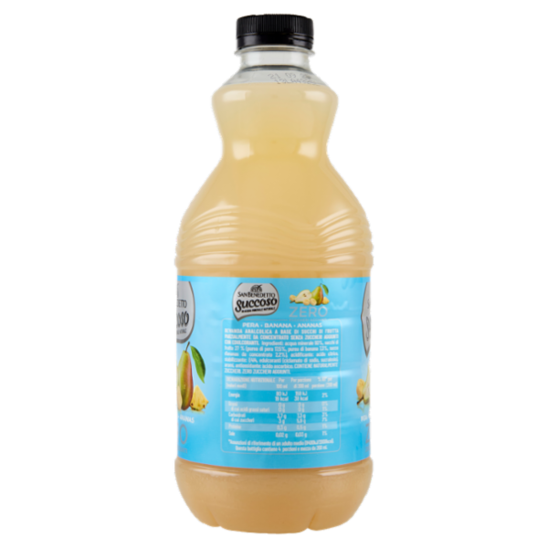 San Benedetto Succoso Zero Pera Banana Ananas 0,90 L