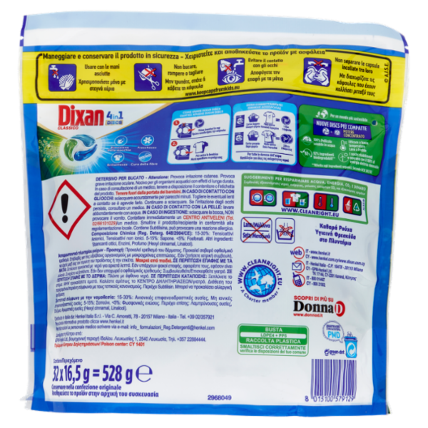 DIXAN Discs Classico 32pz (528g)