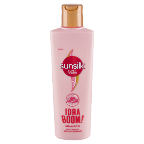 sunsilk Super Fusion Idra Boom! Shampoo per Capelli Secchi e Sfibrati 220 ml