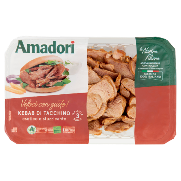 Amadori Kebab di Tacchino 0,280 kg