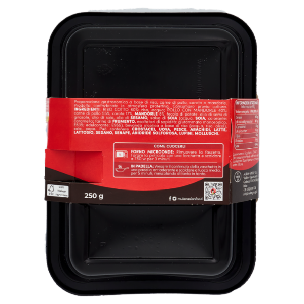 Mulan Pollo alle Mandorle con riso 250 g
