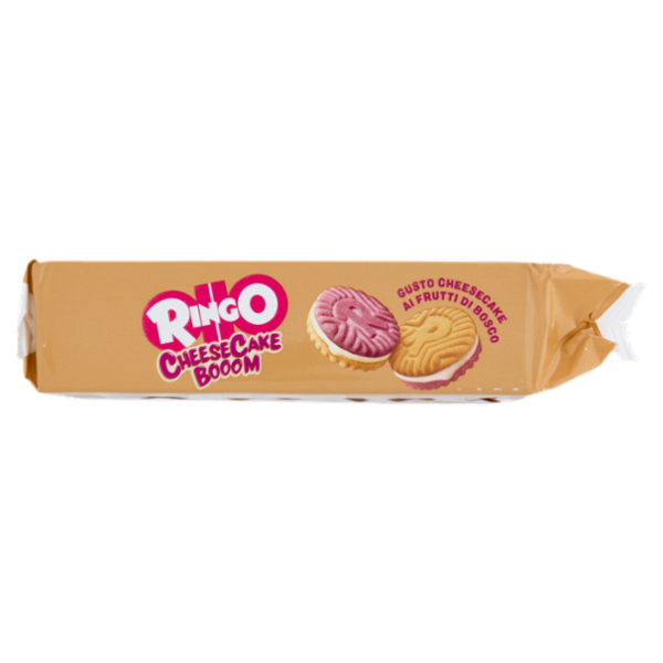 Ringo Cheesecake Biscotto Gusto Cheesecake ai Frutti di Bosco Limited Edition Snack 6 Porzioni 165g
