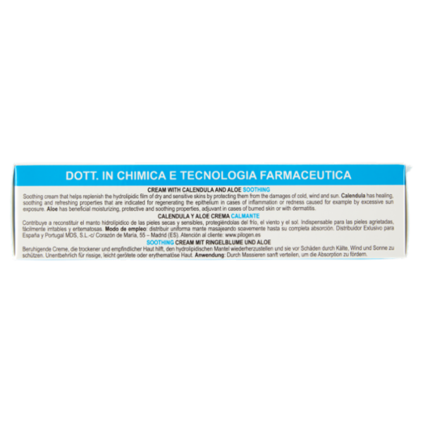 Ricette del Dott. Pignacca Calendula e Aloe Crema Lenitiva 75 ml