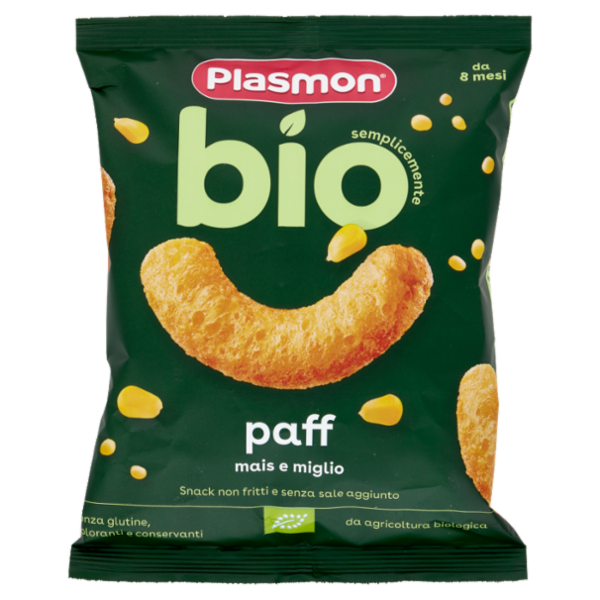 Plasmon semplicemente bio paff mais e miglio 15 g