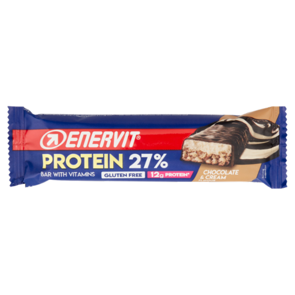 Enervit Protein 27% Bar with Vitamins Chocolate & Cream Flavour 45 g