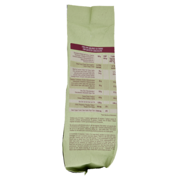 alce nero Frollini di Farro con Gocce di Cioccolato 300 g