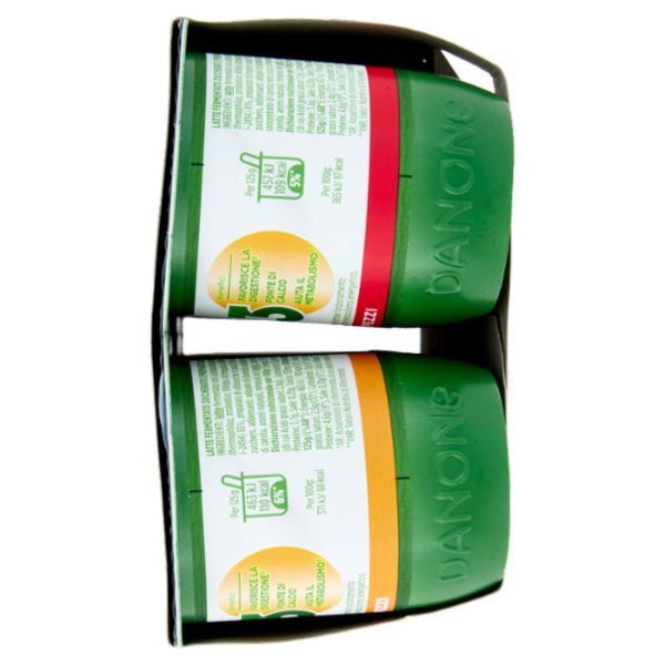 ACTIVIA Yogurt con Probiotico Bifidus, mix di gusti Mirtillo/Fragola/Ciliegia/Albicocca, 8x125g