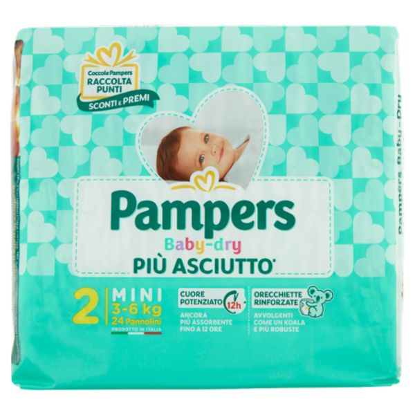 Pampers Baby-dry 2 Mini 24 pz