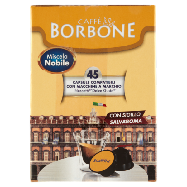 Caffè Borbone Miscela Nobile Capsule Compatibili Nescafé* Dolce Gusto* 45 x 7 g