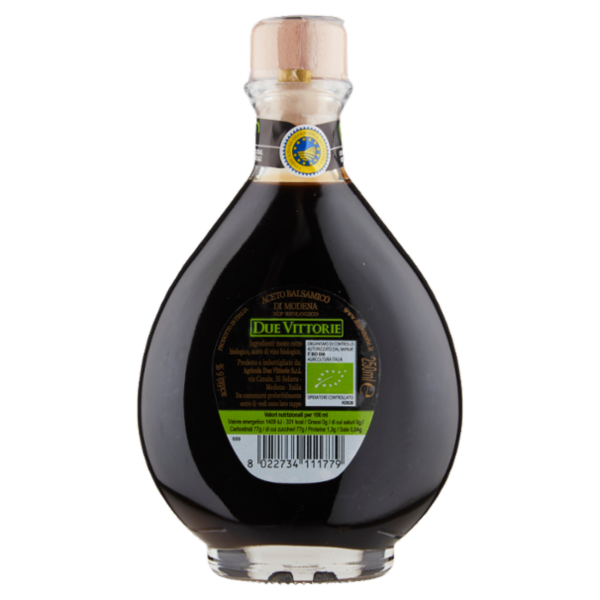 Due Vittorie Bio Aceto Balsamico di Modena IGP 250 ml
