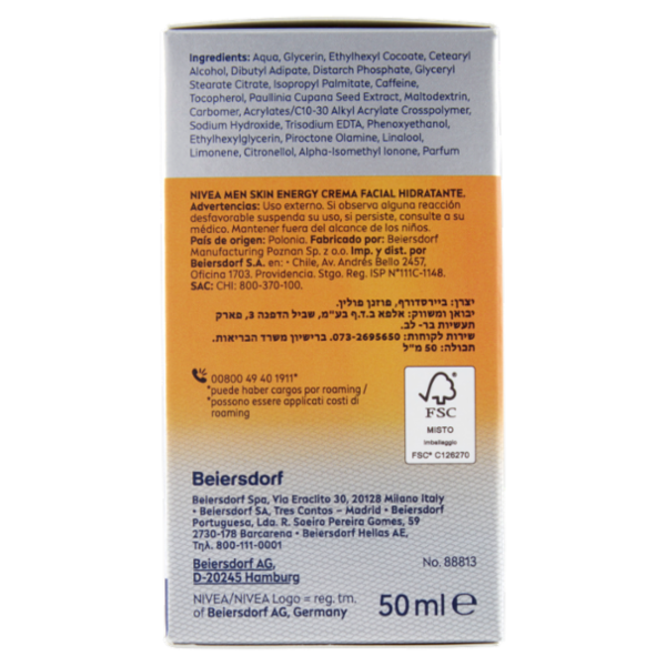 Nivea Men Active Energy Crema Idratante Anti Tiredness 50 ml