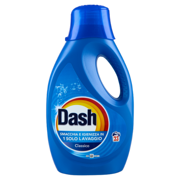 Dash Detersivo Liquido Lavatrice, Classico, 23 Lavaggi 1035 ml