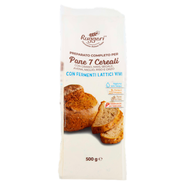 Ruggeri Preparato Completo per Pane 7 Cereali 500 g