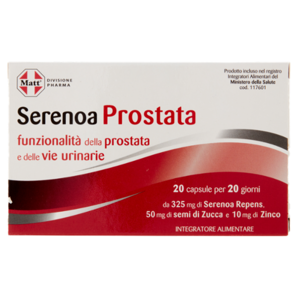 Matt Divisione Pharma Serenoa Prostata 20 capsule 14,6 g