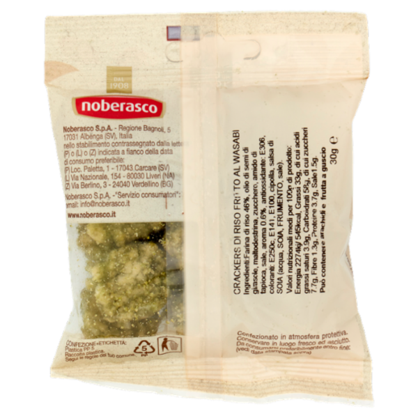 noberasco € 0,99 Wasabi Cracker 30 g