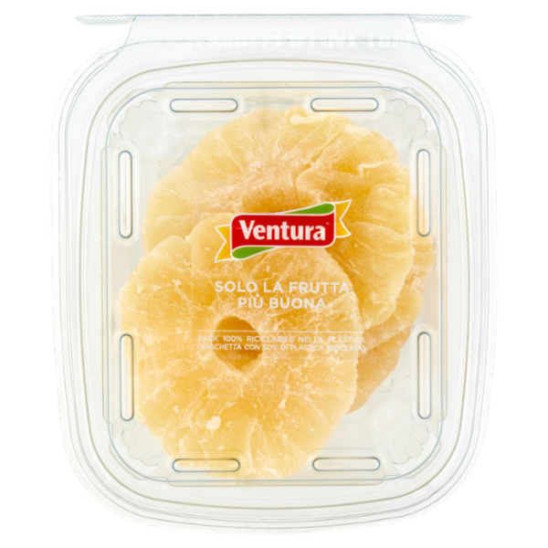 Ventura Ananas Disidratato Zuccherato a Fette 170 g