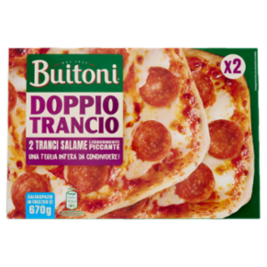 Buitoni Doppio Trancio Salame Leggermente Piccante 2 Tranci 670g