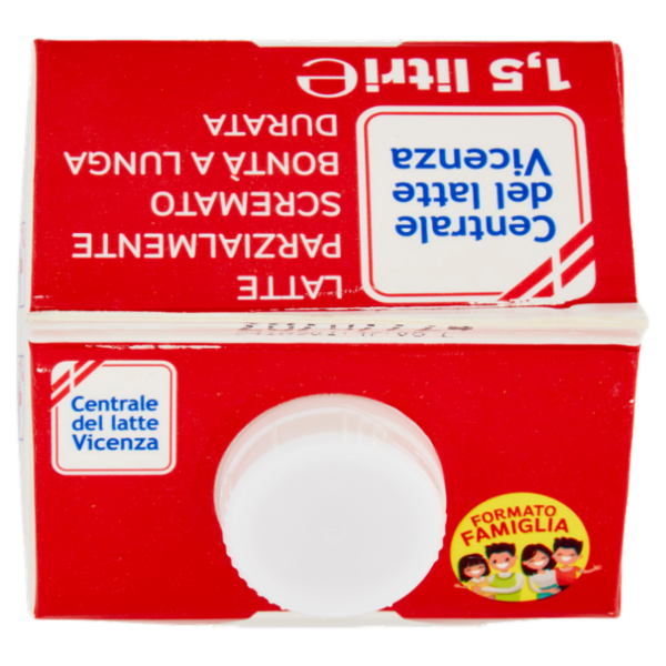 Centrale del latte Vicenza Parzialmente Scremato 1,5 Litri